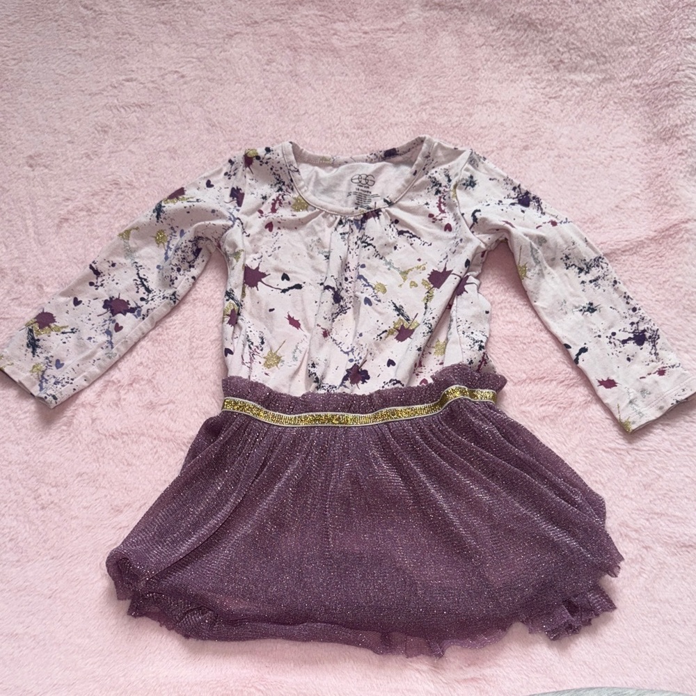 Girls Purple Glitter Tutu Dress** Bundle 5+ items and name your offer!!! 💖💞